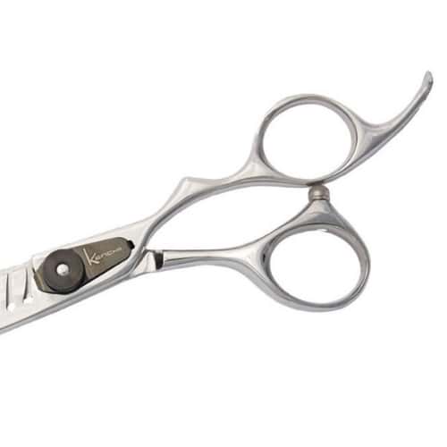 Beauty shears with offset handles 